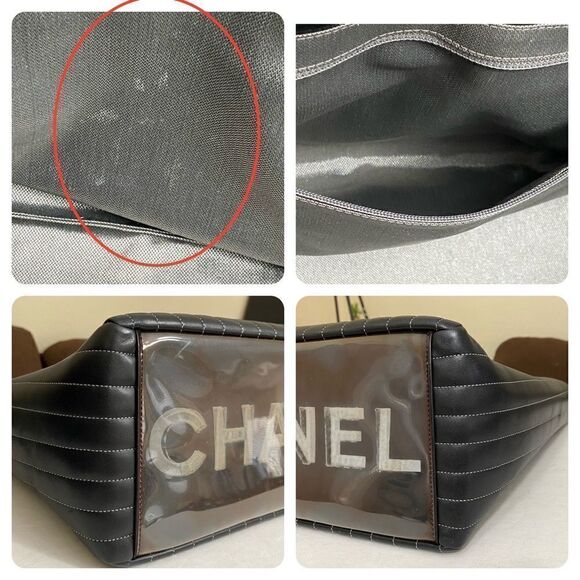 CHANEL “Rare“ CC Mademoiselle Leather Tote Bag 💼 Black - Picture 14 of 17